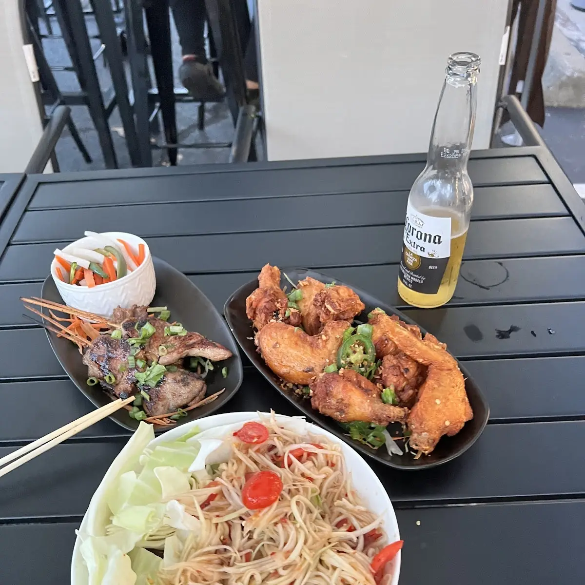 Papaya Salad Chicken Wings
