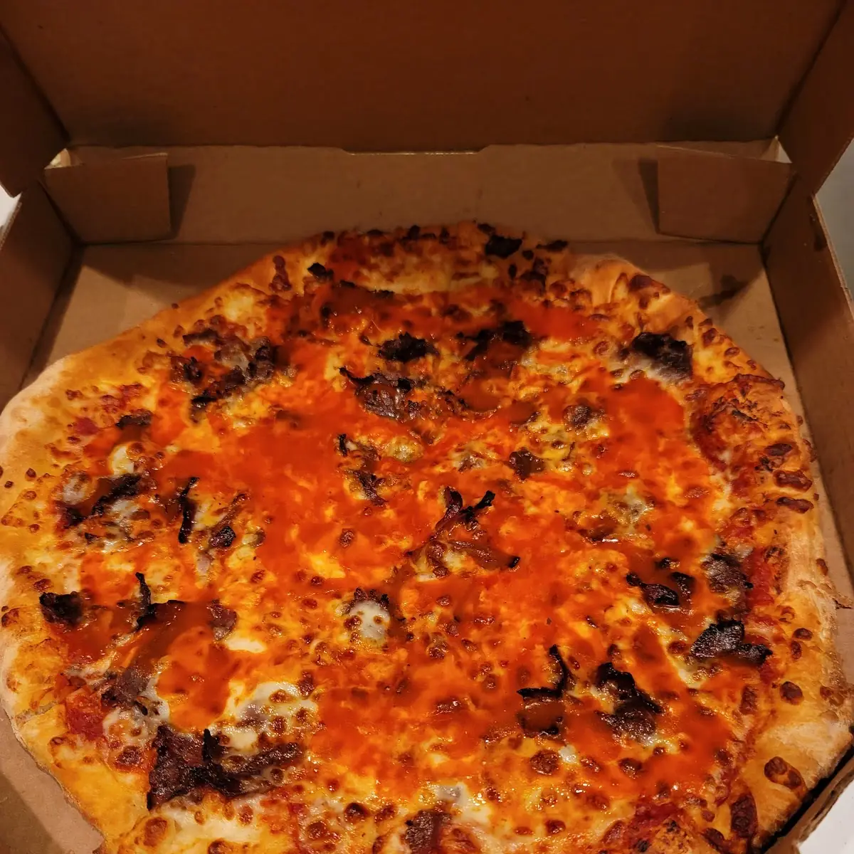 Brooklyn Pizza Steak with Buffalo Sauce
