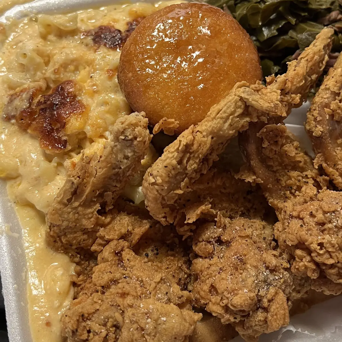 Mac & Cheese Collard Greens