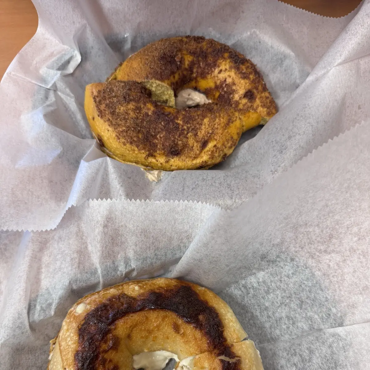 Bagel with Scallion Cream Cheese