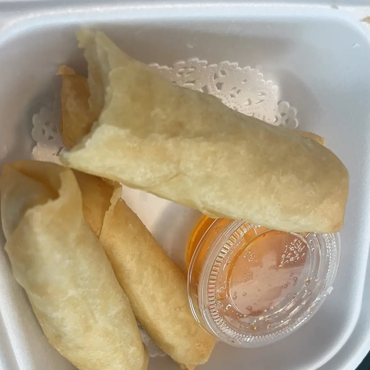 Crab Rangoon Egg Rolls