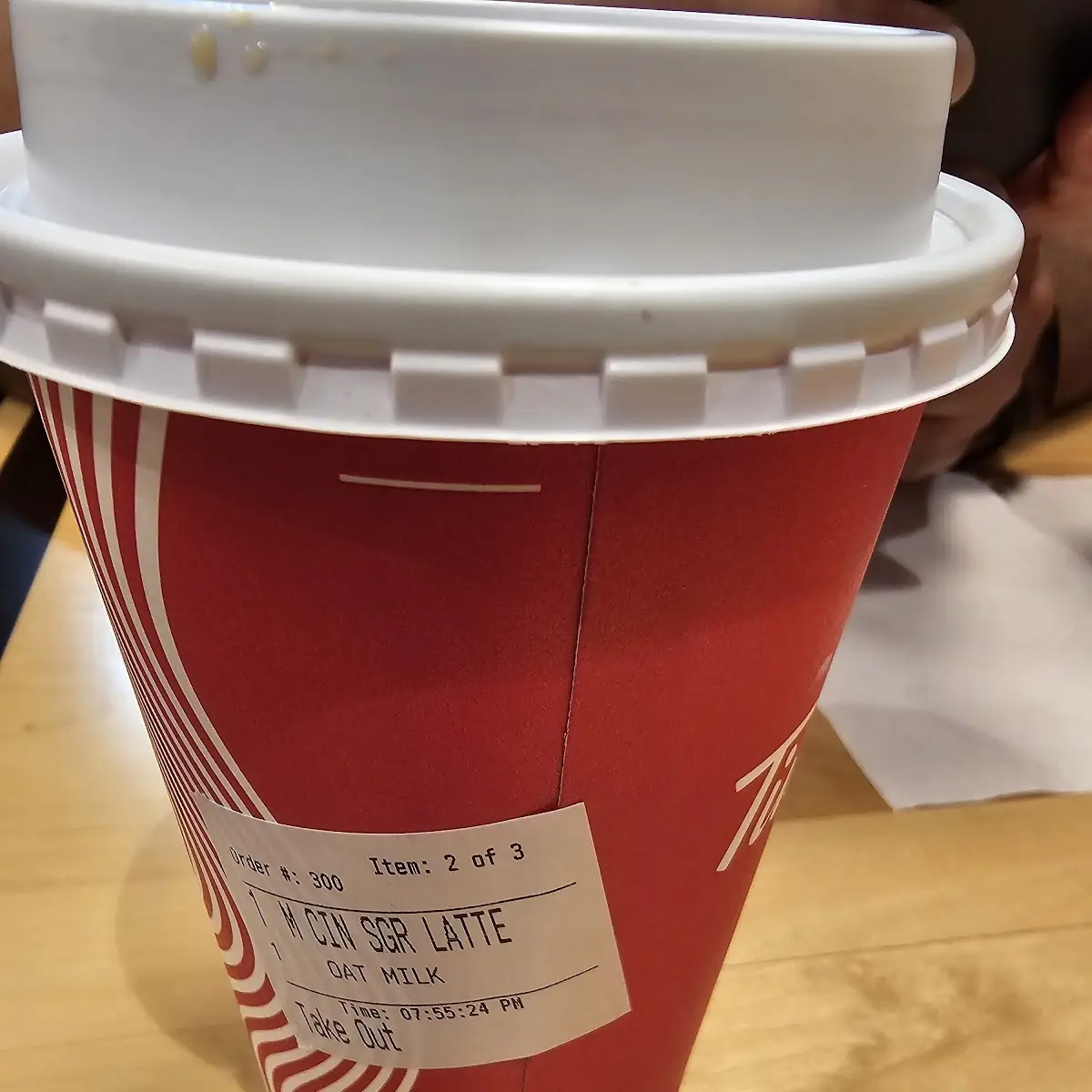 Cinnamon Sugar Oat Milk Latte