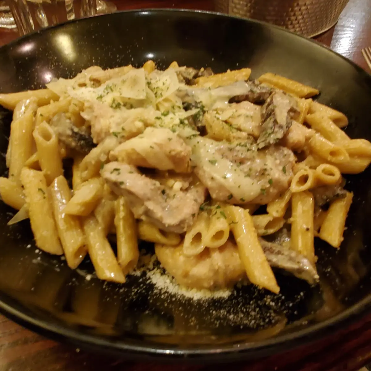 Cajun Chicken Portobello Pasta