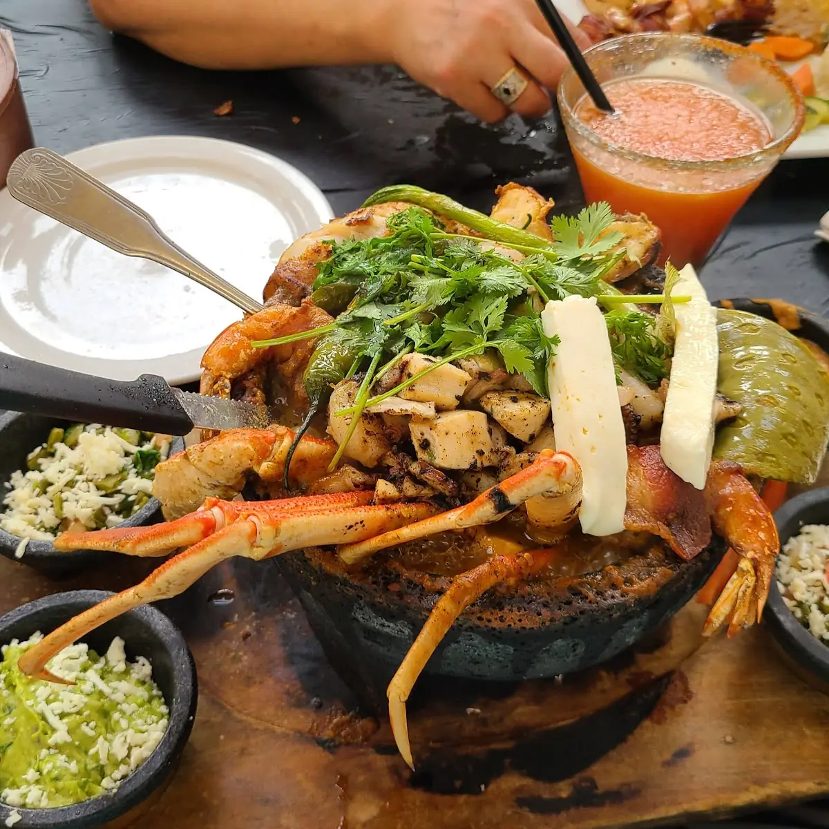 Seafood Molcajete