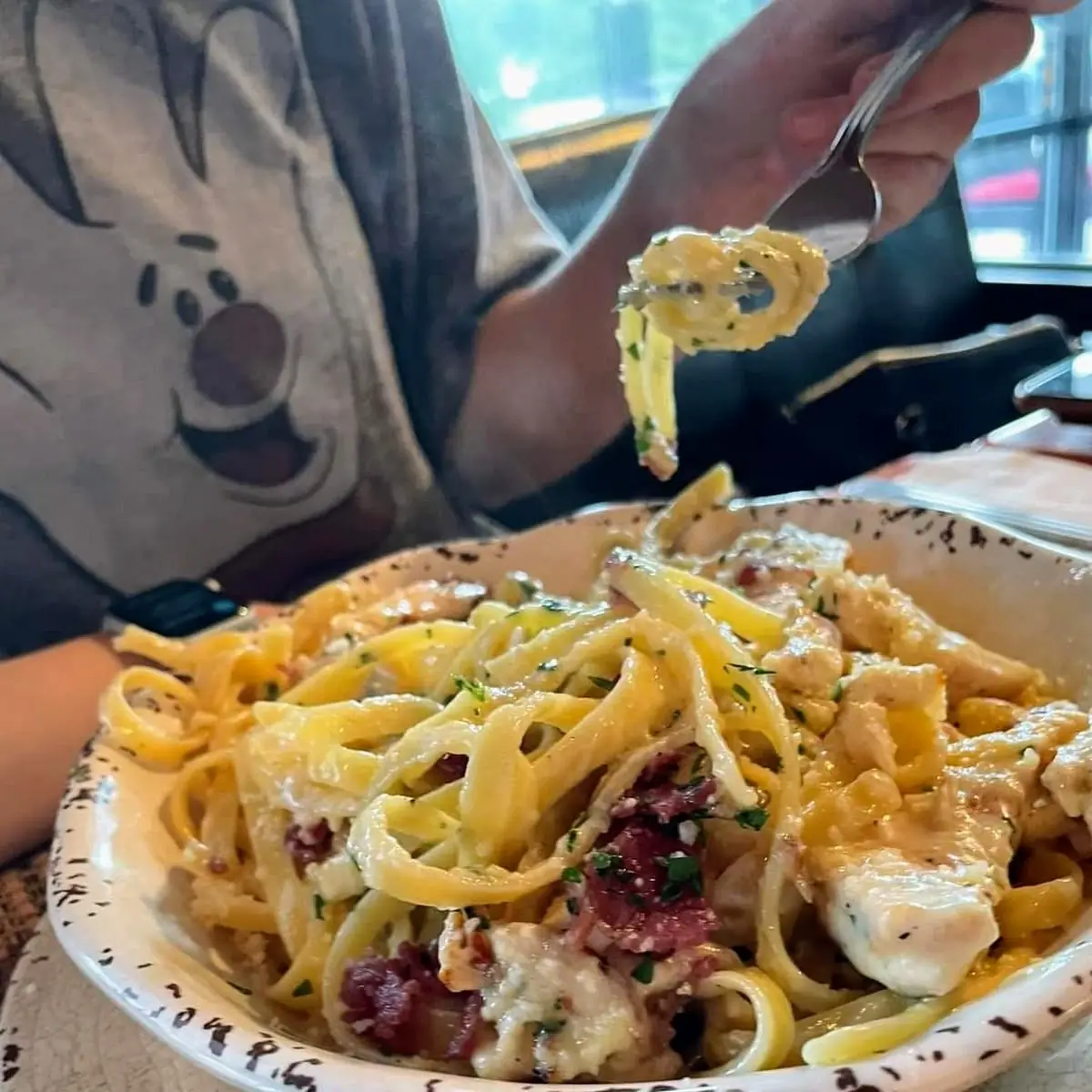 Fettuccine Alfredo with Chicken