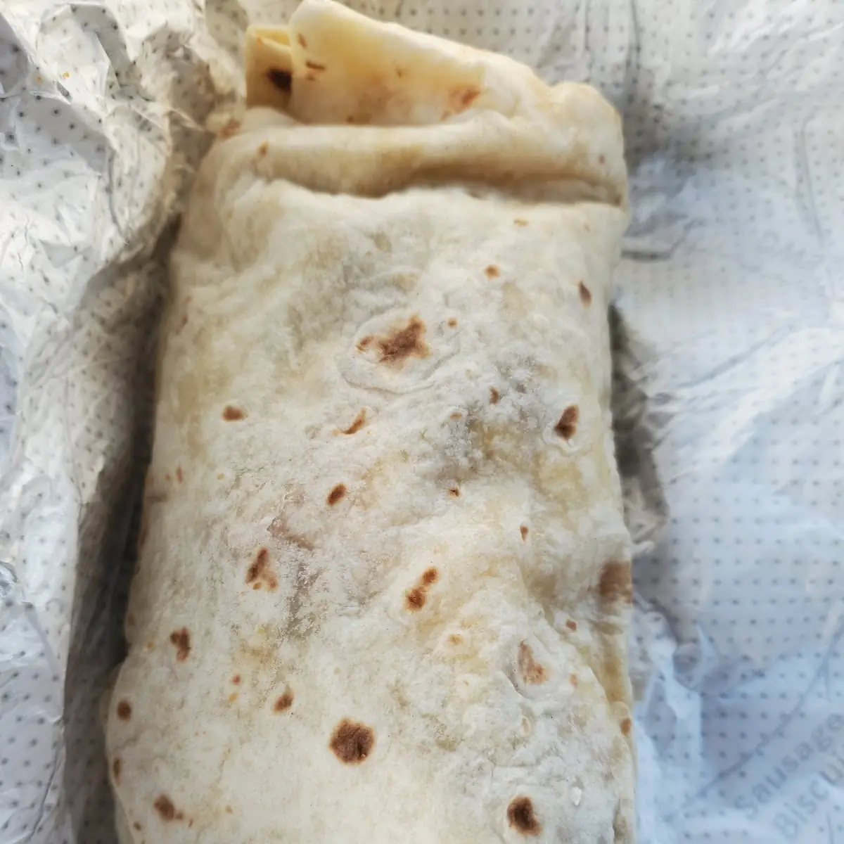 Chicken Nugget Breakfast Burrito