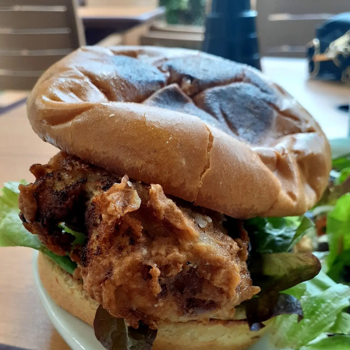 Buttermilk Battered Chicken Thigh Sandwich