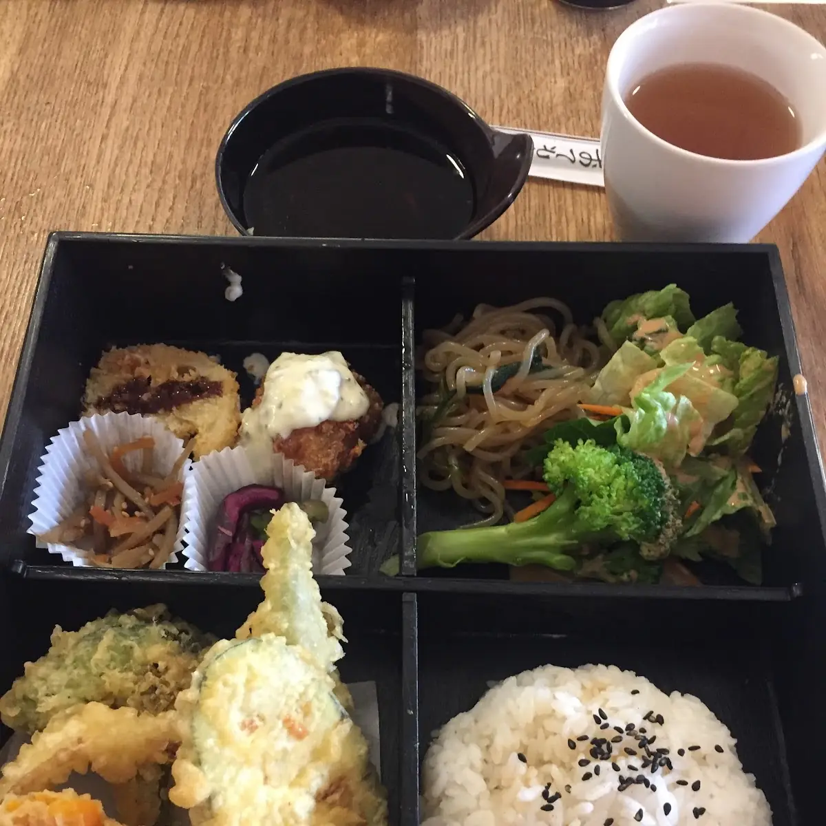 Vegetable Tempura Bento Box