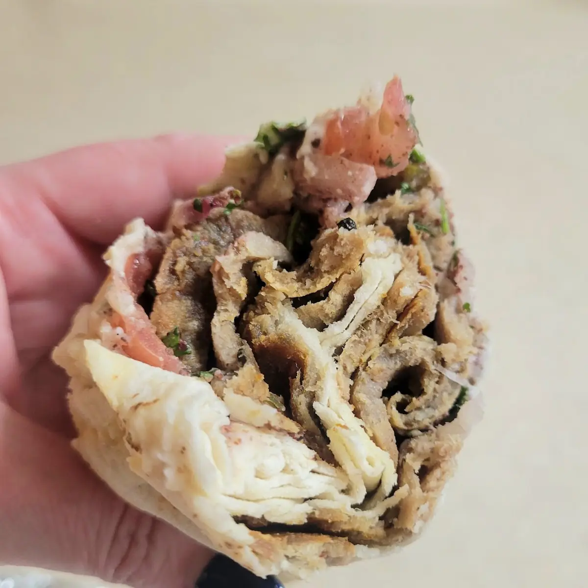 Beef Kebab Sandwich