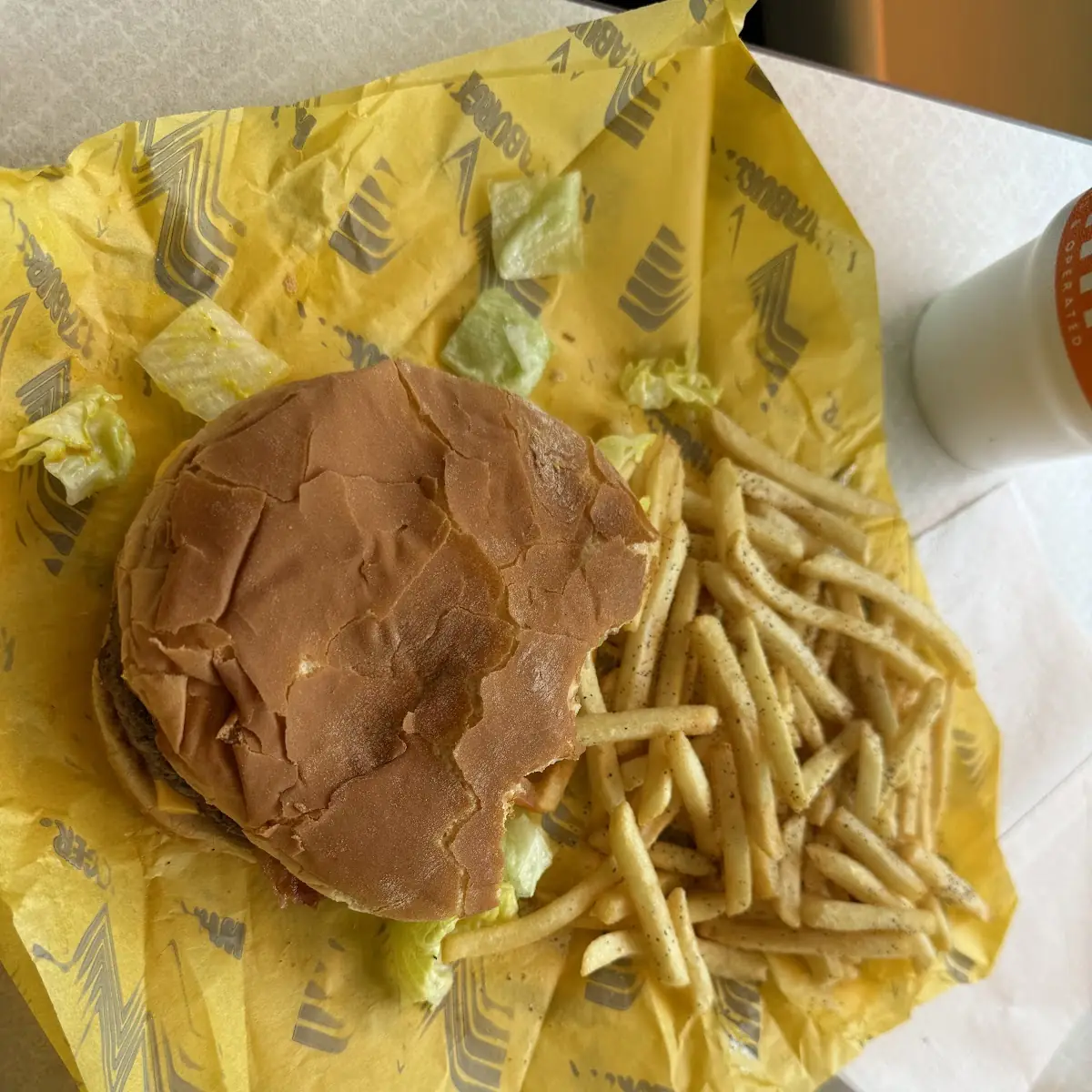 Bacon Cheeseburger with Fries