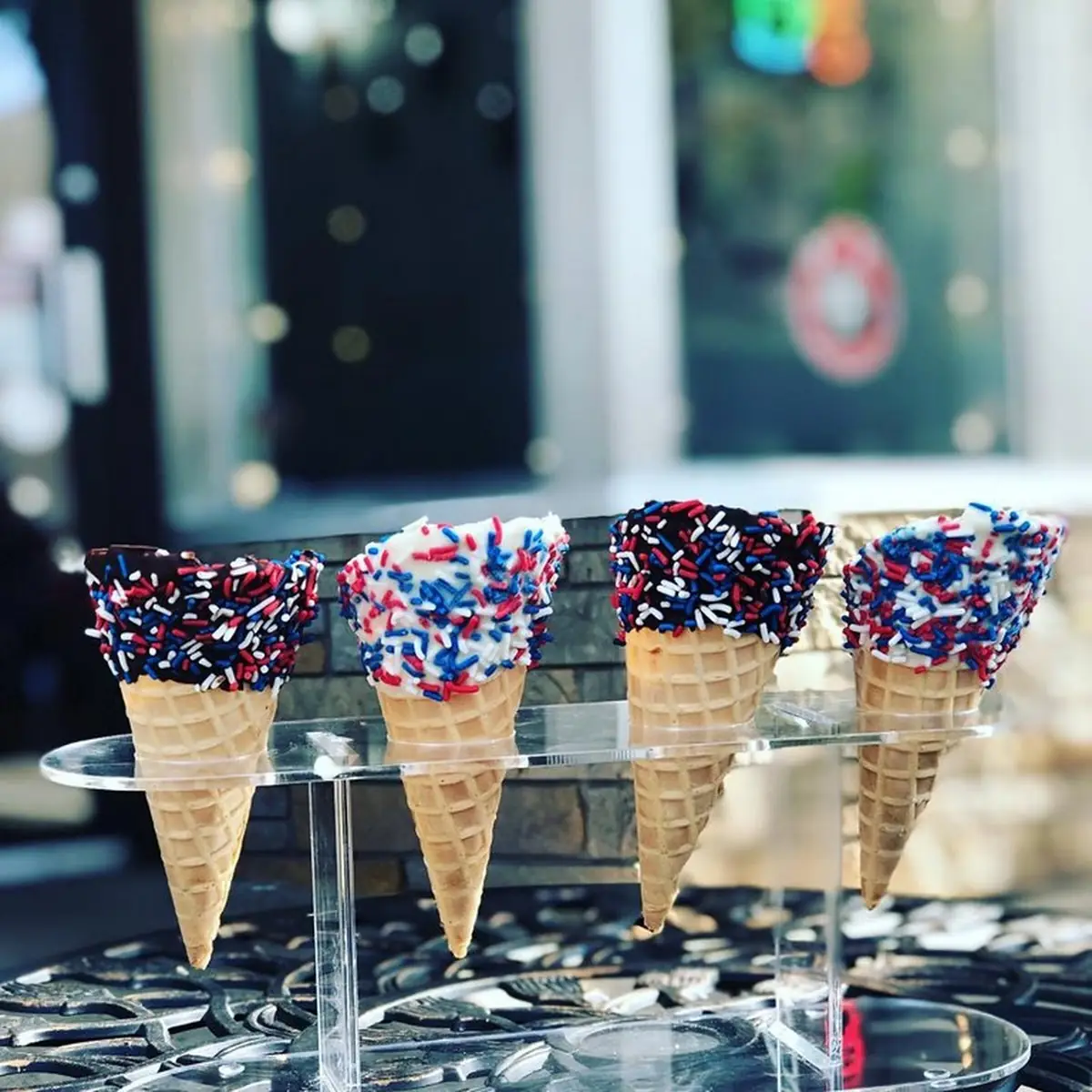 Chocolate Dipped Waffle Cone