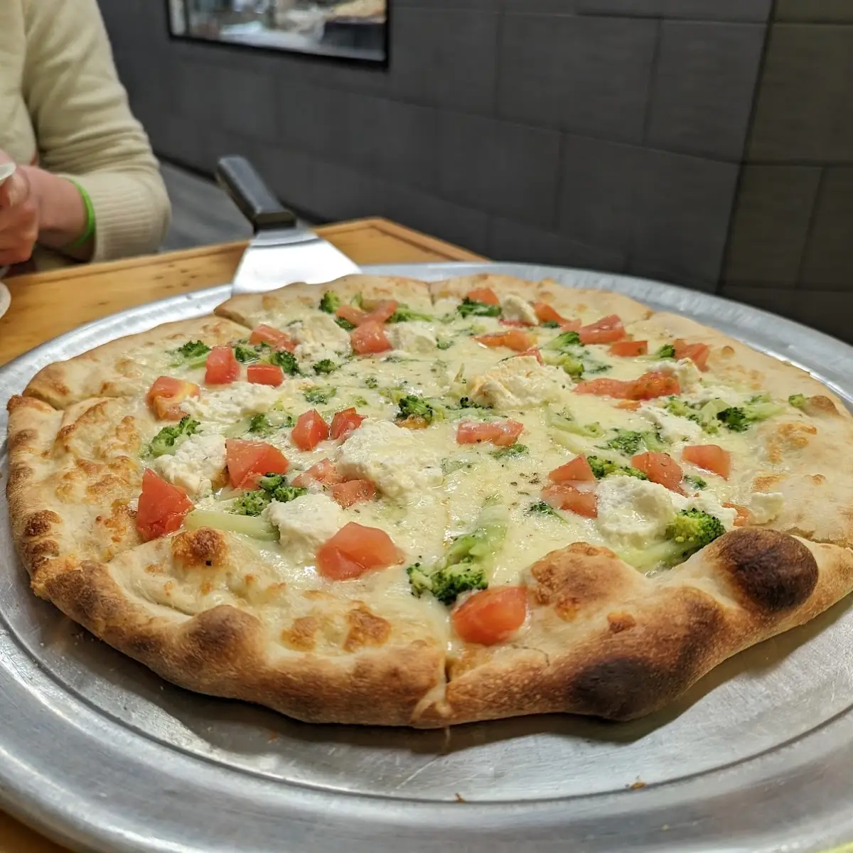 White Veggie Pizza