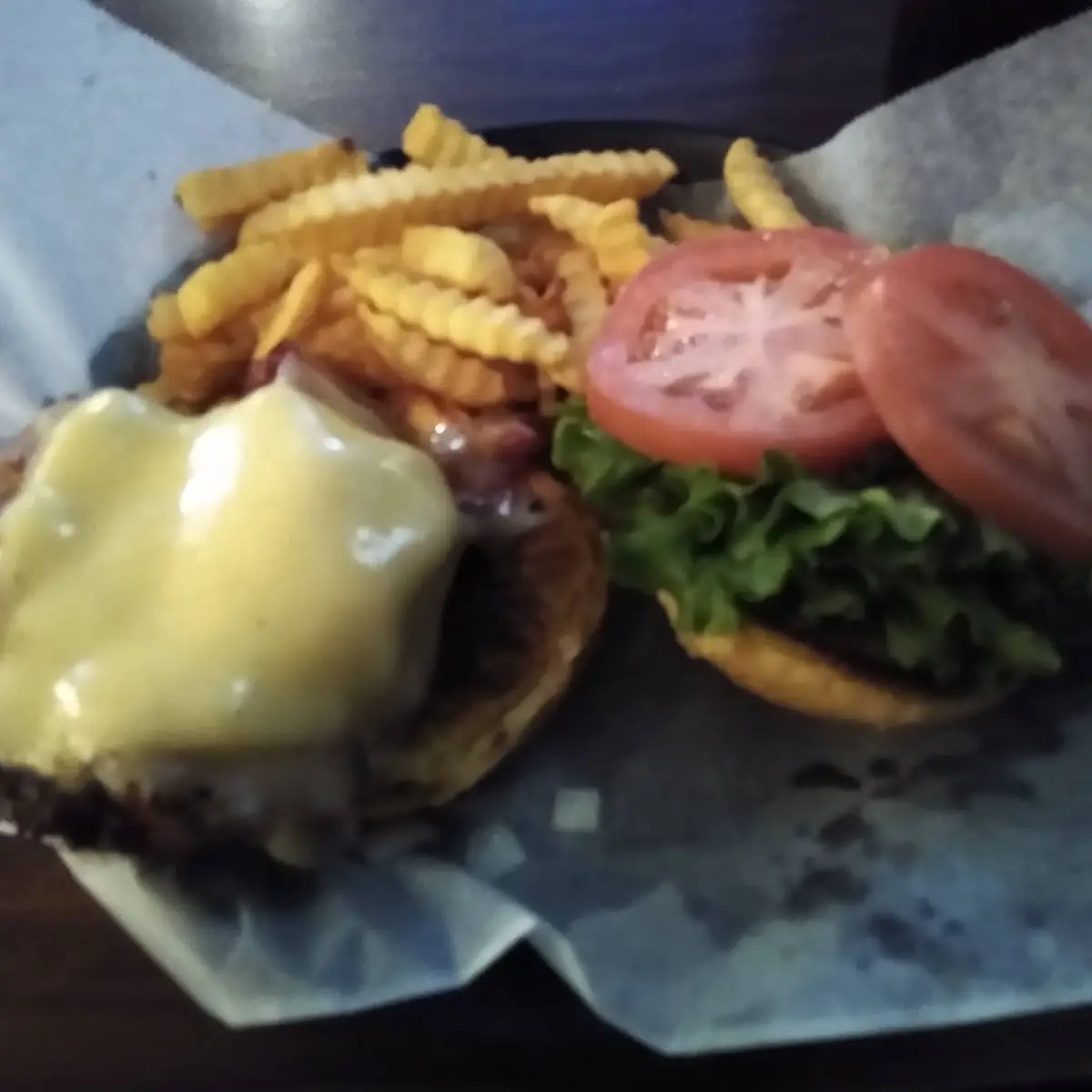 Carolina Burger with Bacon