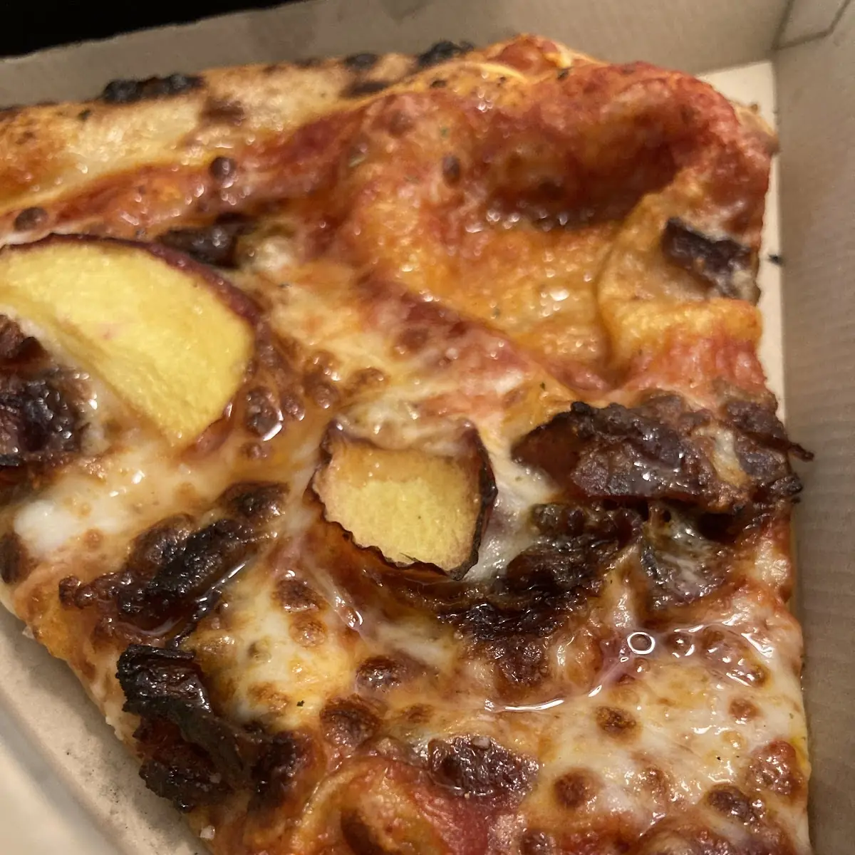 Peach Pizza Margherita Pizza