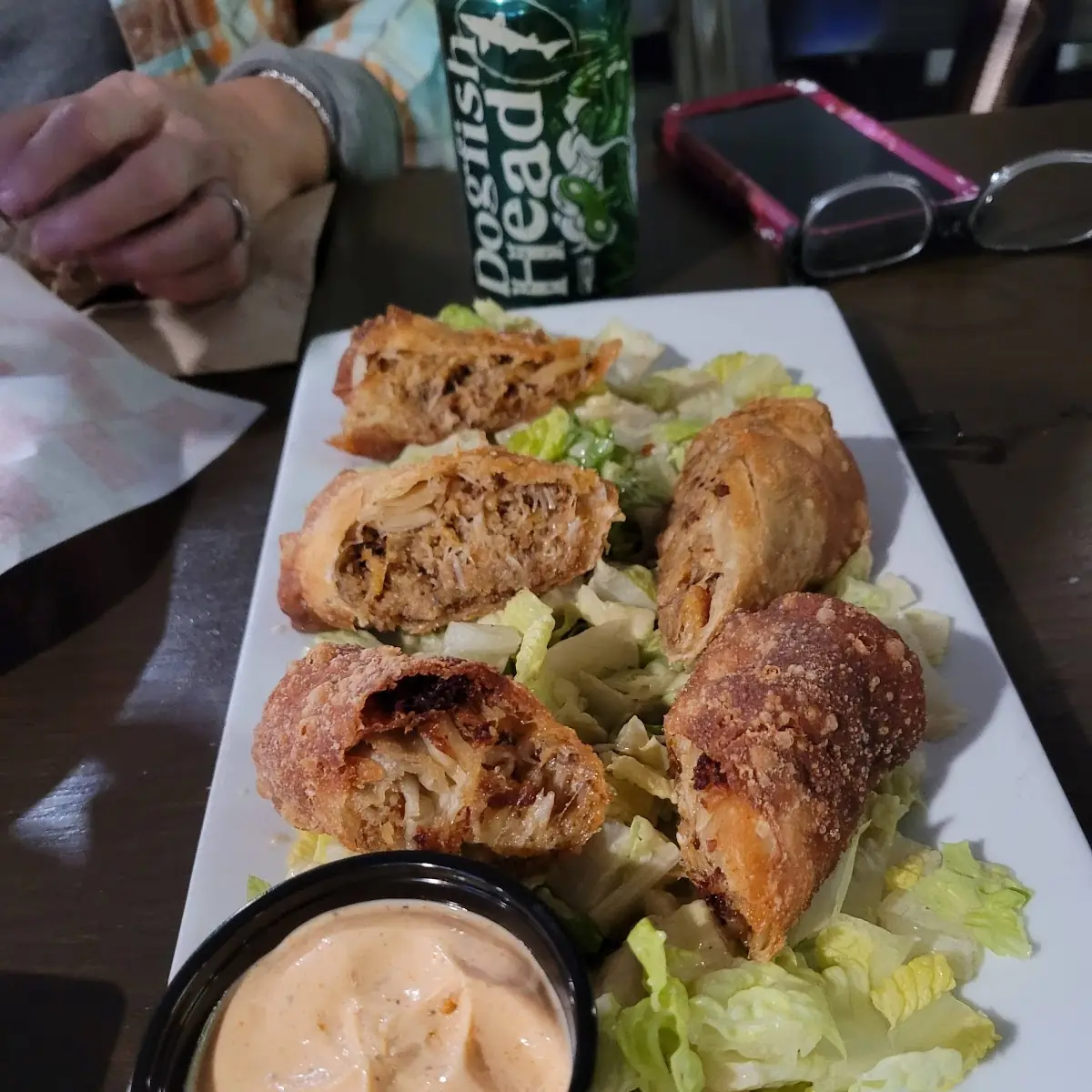 Crab Cake Egg Rolls