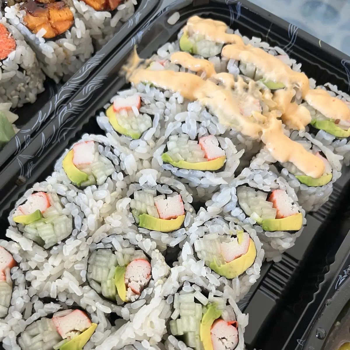 California Roll and Spicy California Roll