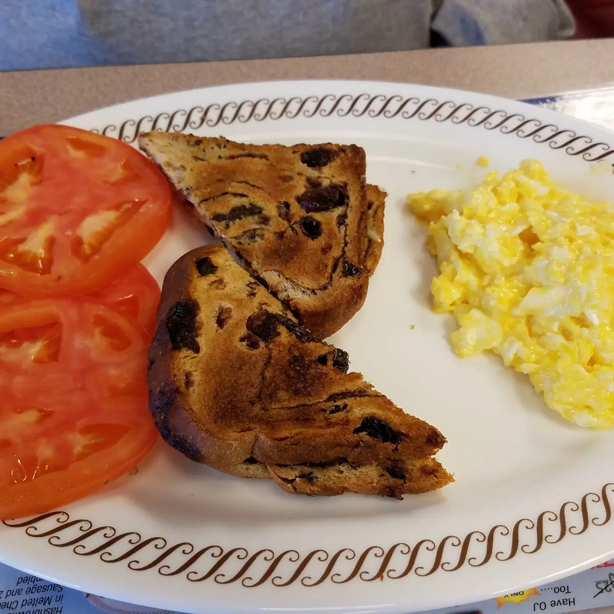 Cheese N' Eggs with Raisin Toast