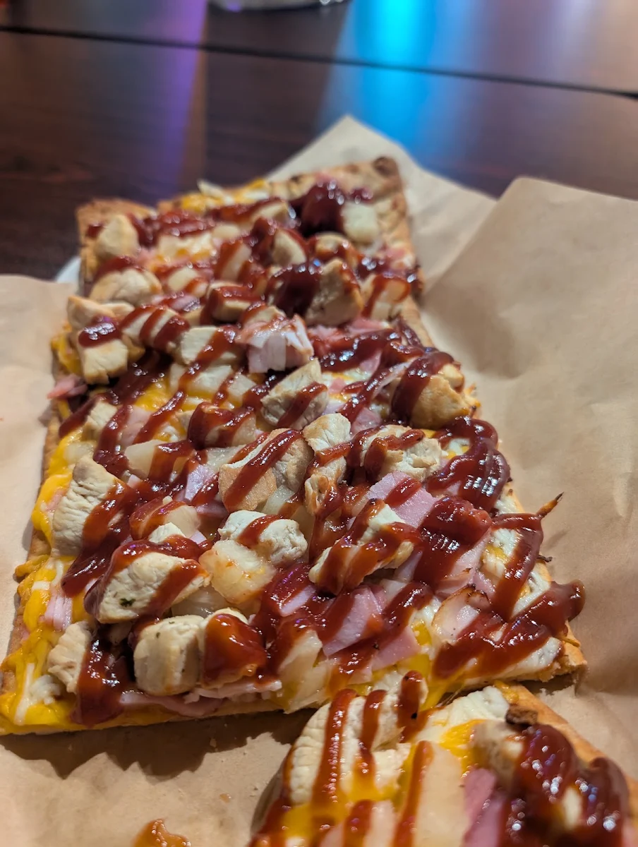 Hawaiian BBQ Flat Bread