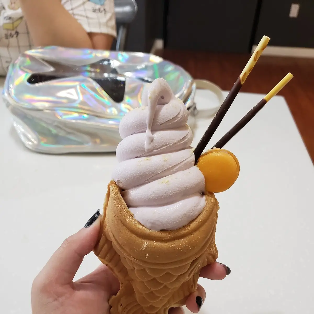 Soft-Serve Fish Cone