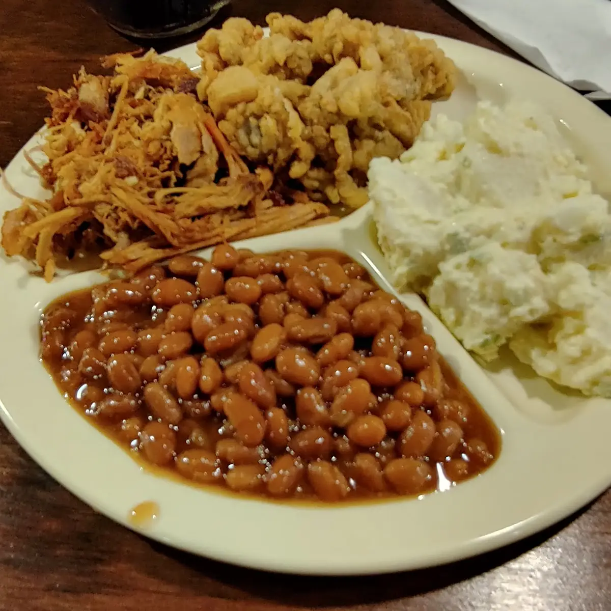 Fried Oysters and Pulled Pork