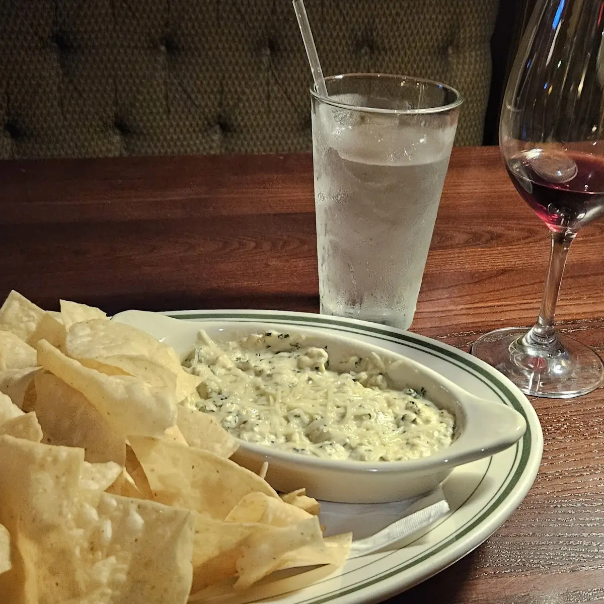 Spinach & Artichoke Dip with Tortilla Chips