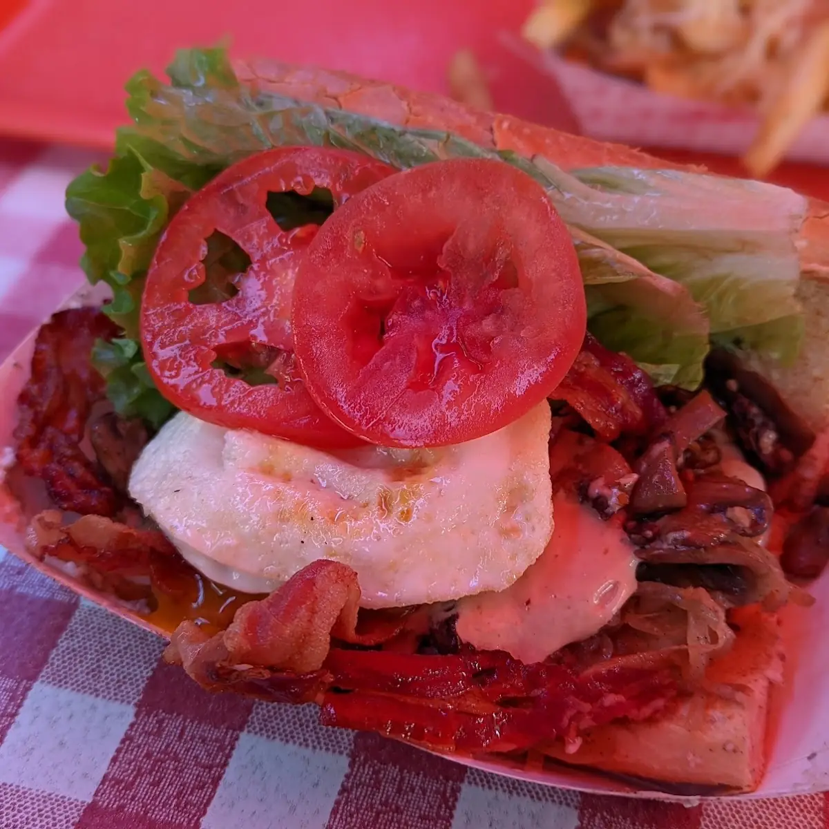 Mushroom Swiss Burger