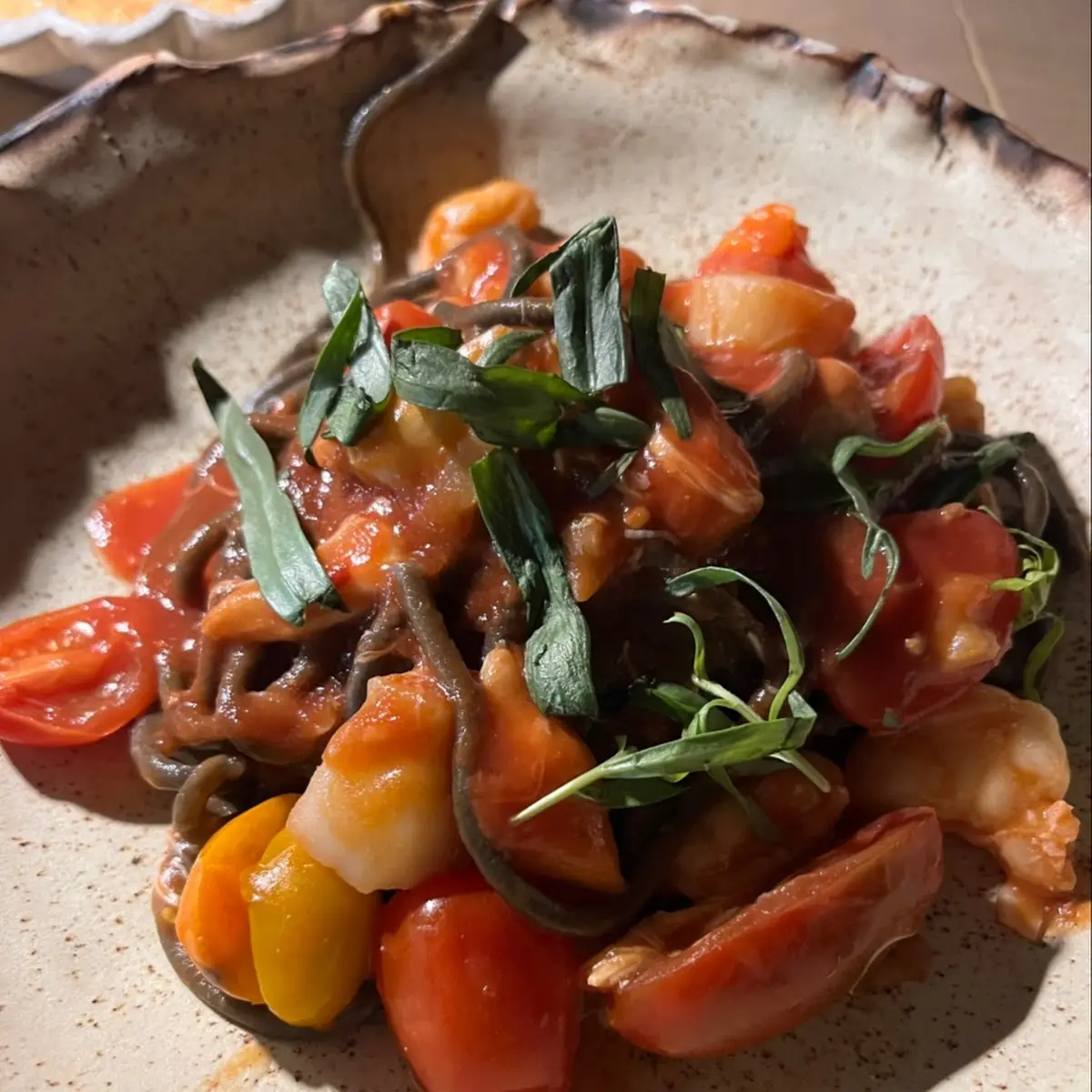 Squid Ink Spaghetti