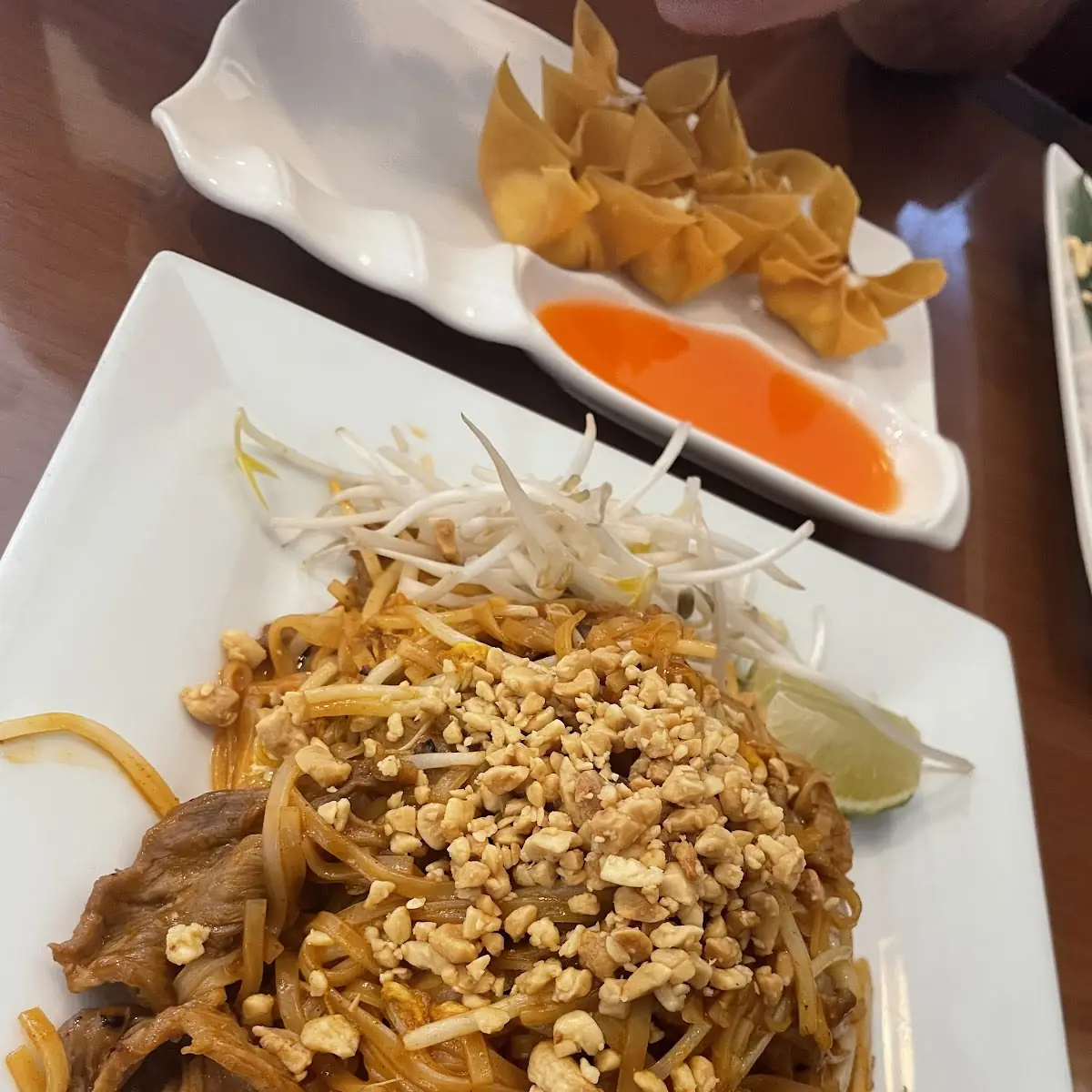 Regular Pad Thai Chicken and Shrimp