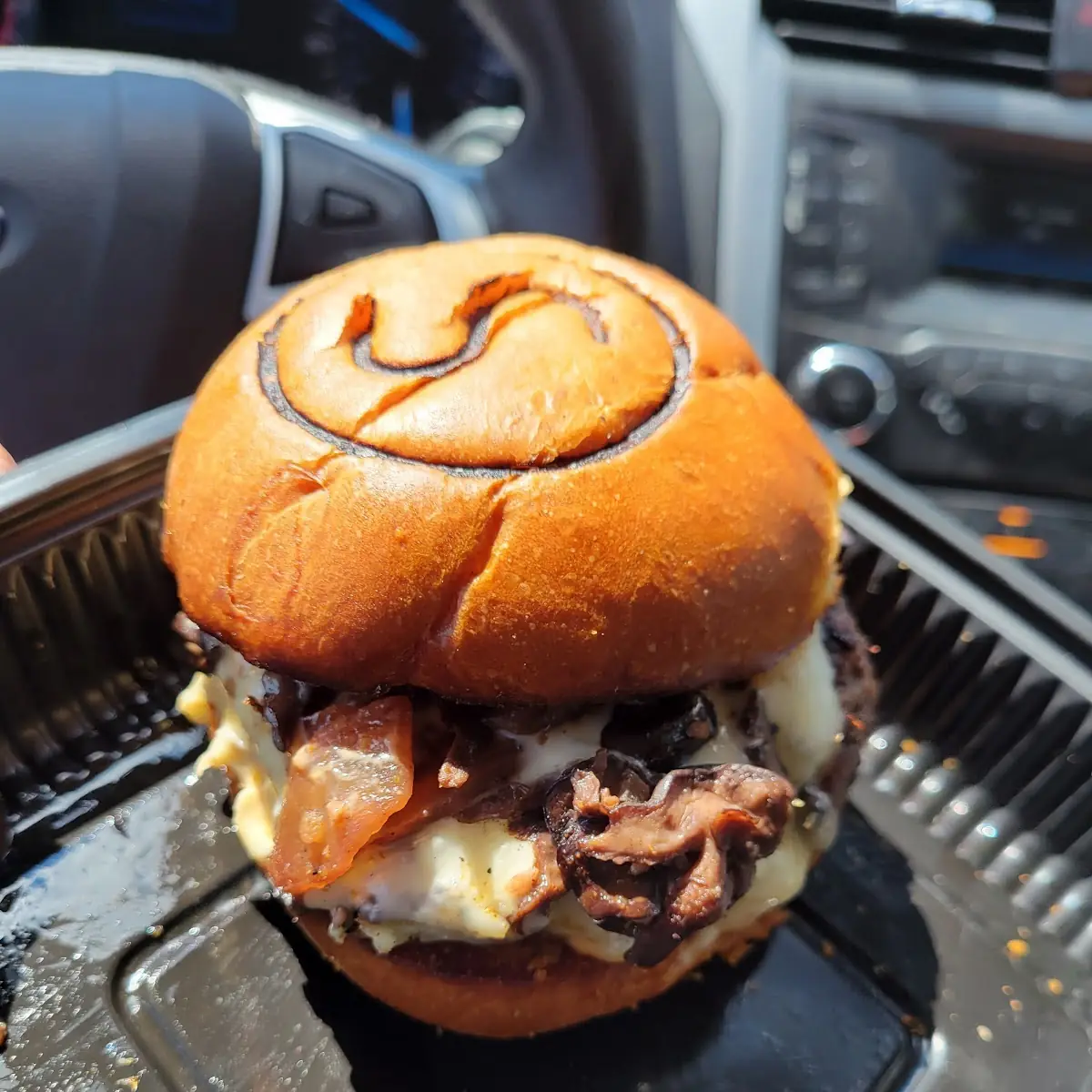 Mushroom and Swiss Burger