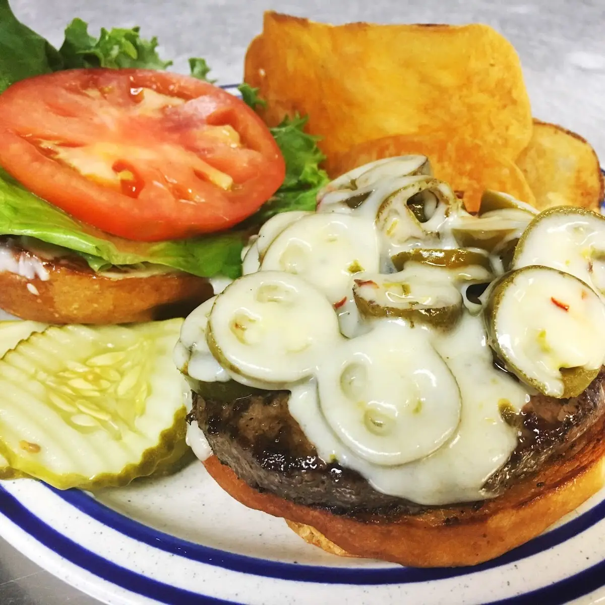 French Onion Burger