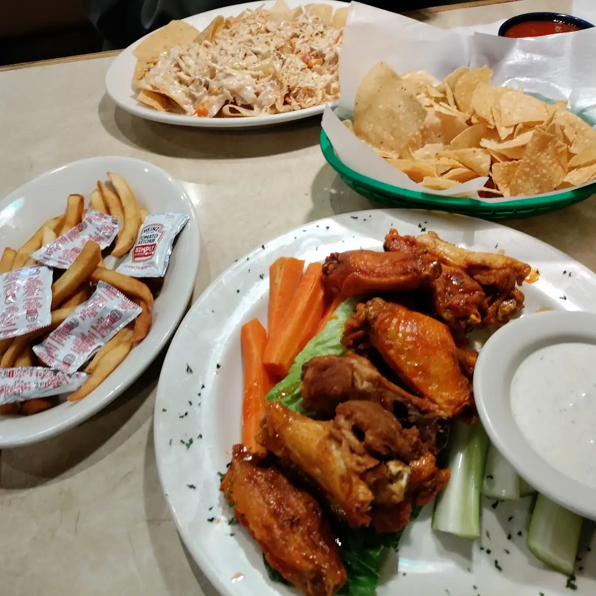 Chicken Wings Dinner