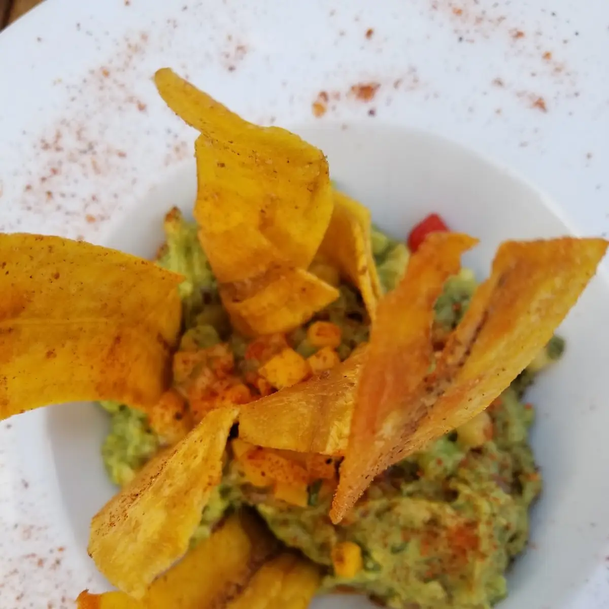 Guacamole with Plantain Chips