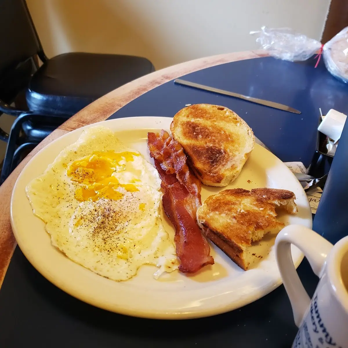 9 Bacon and Eggs Sourdough Toasts