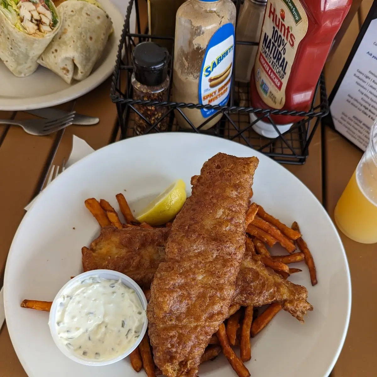 Fish and Chip and Chicken Wraps