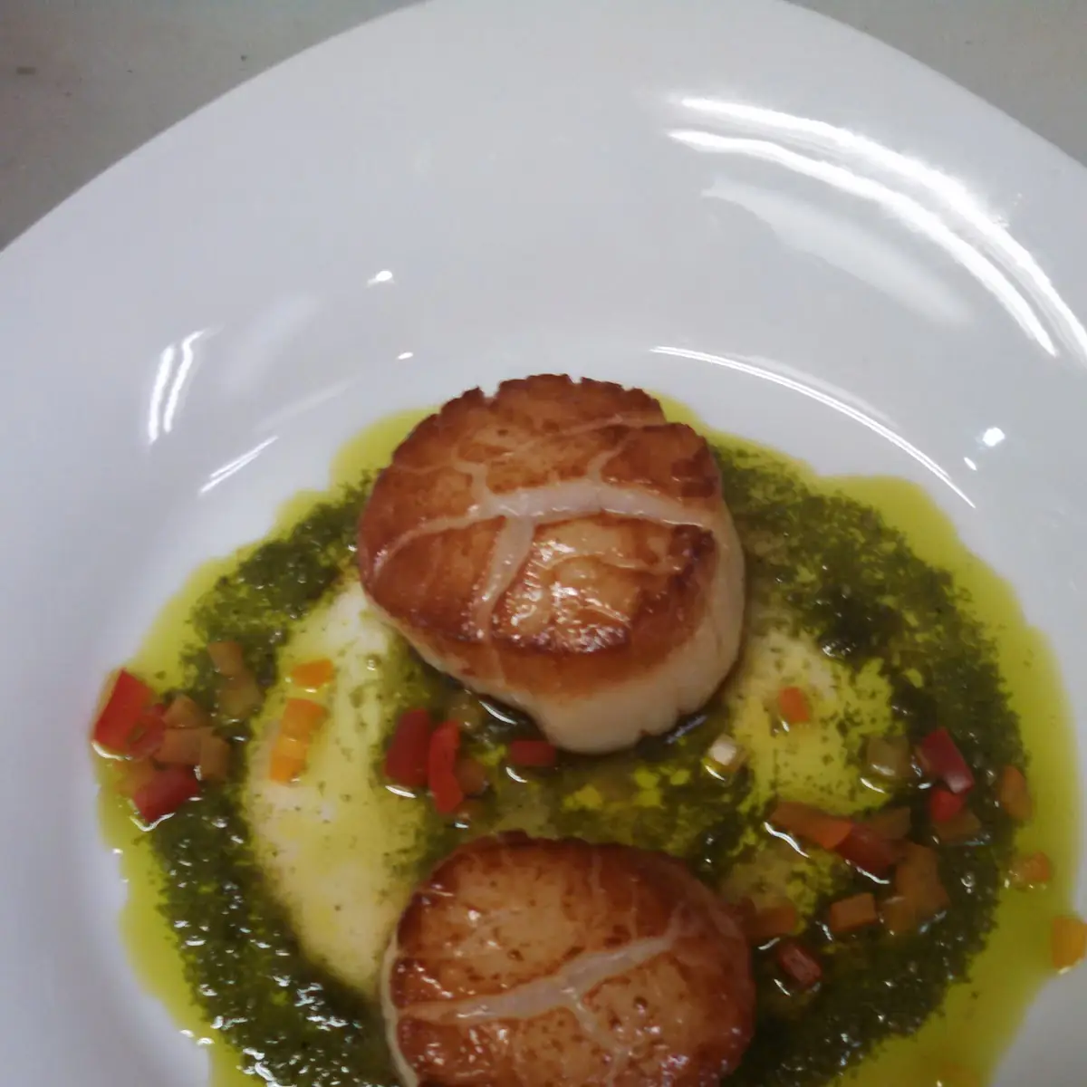 Honey-Glazed Sea Scallops