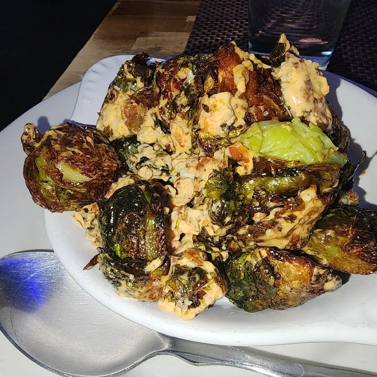 Bleu Cheese & Bacon Brussels Sprouts