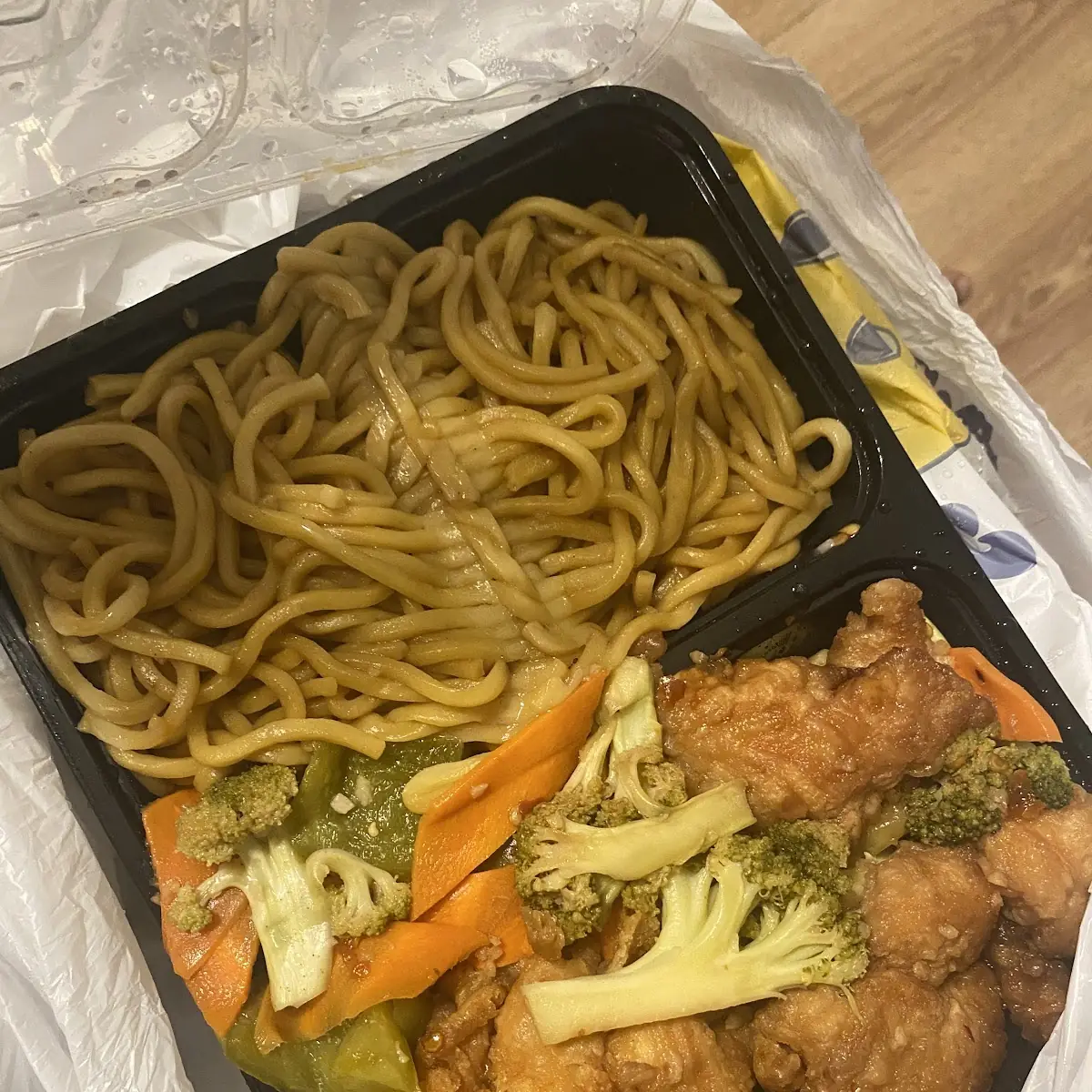 General TSO's Chicken and Lomein
