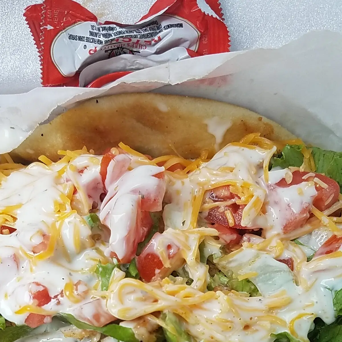 Chicken Bacon Ranch Pita