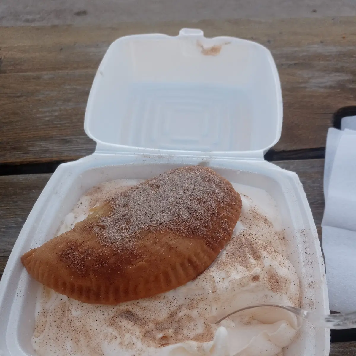 Baked Apple Pie N Vanilla Ice Cream