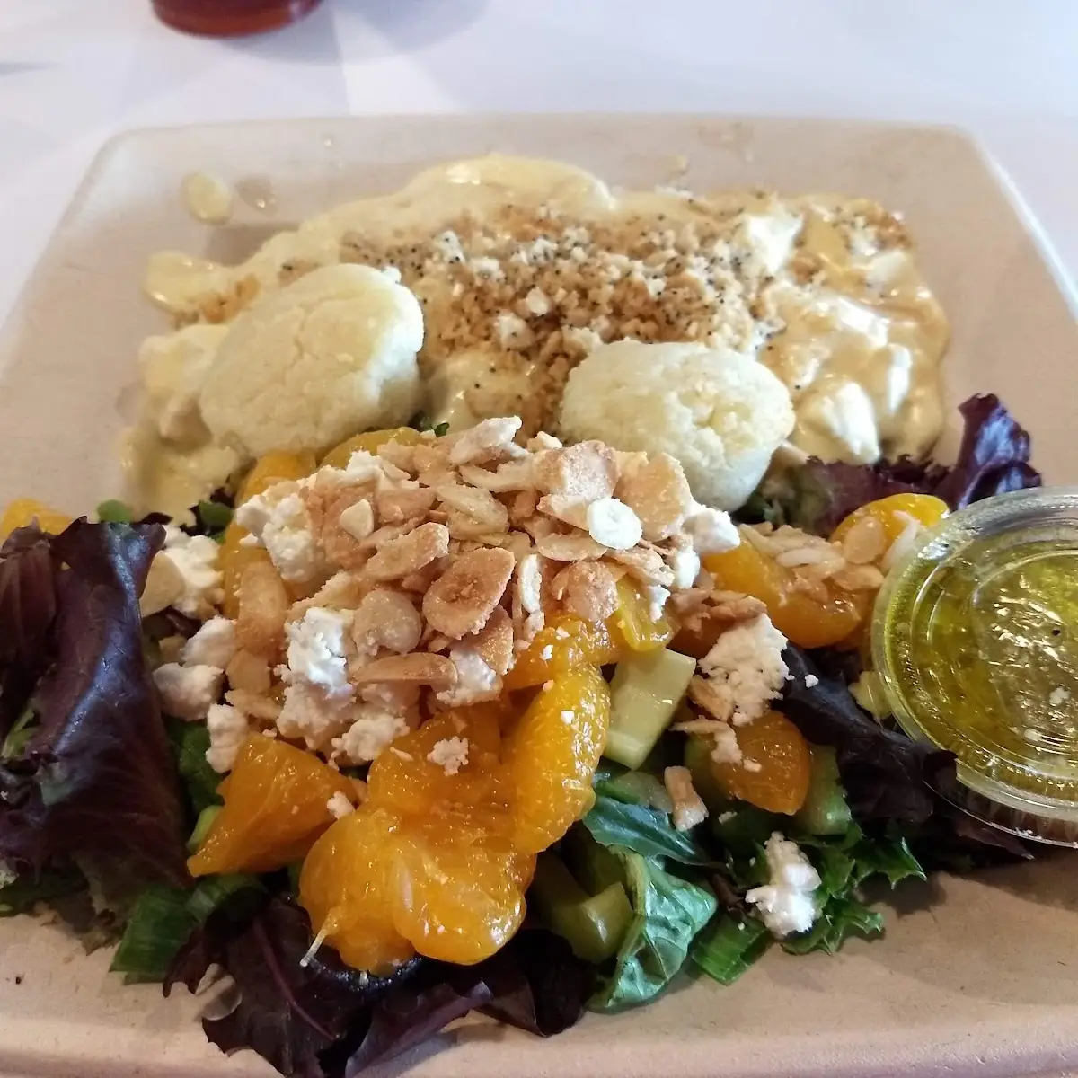 Poppyseed Chicken with Mandarin Side Salad