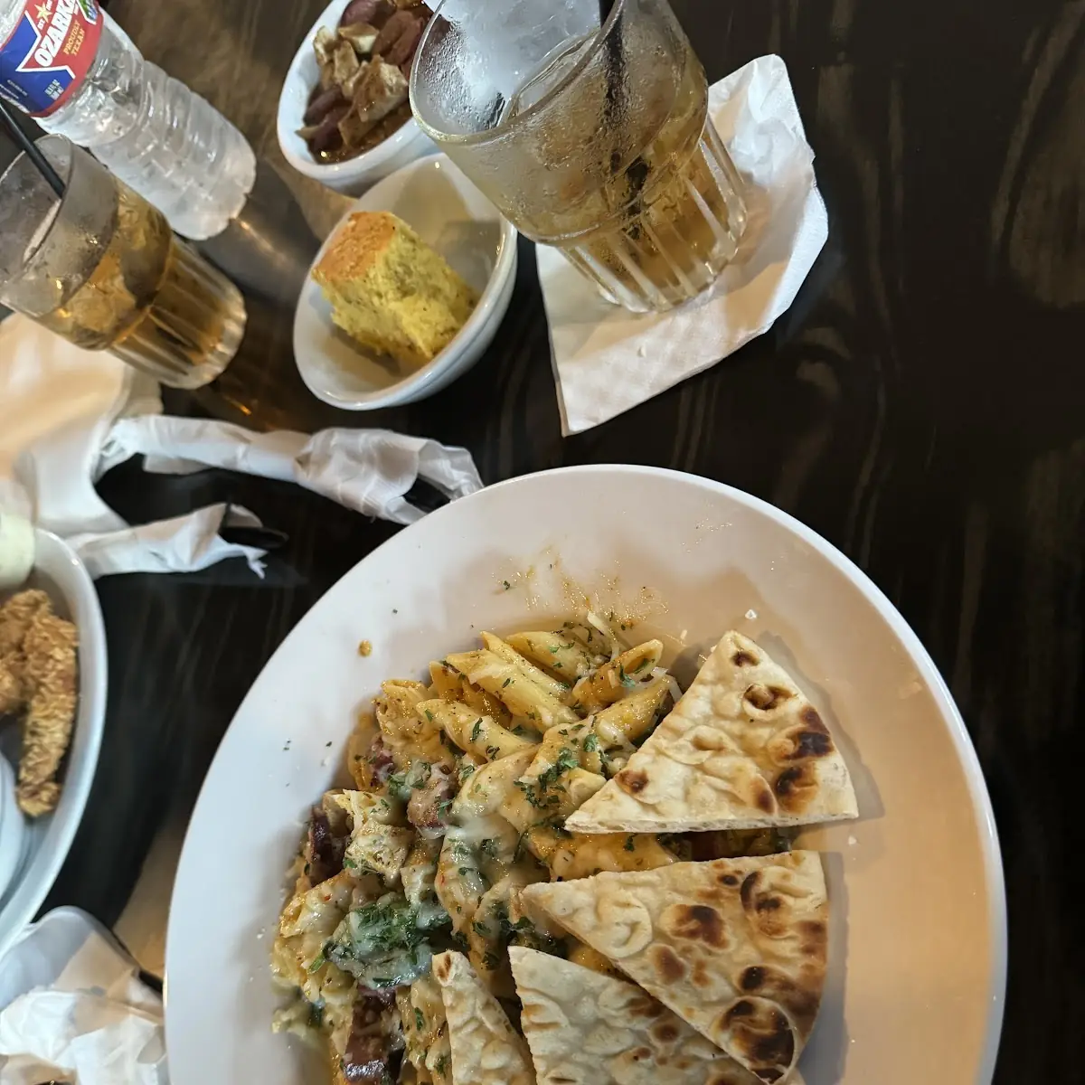 Rasta Pasta with Pita Bread