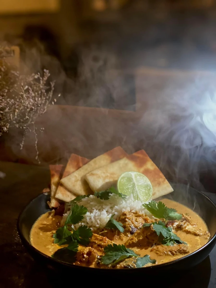 Butter Chicken Naan