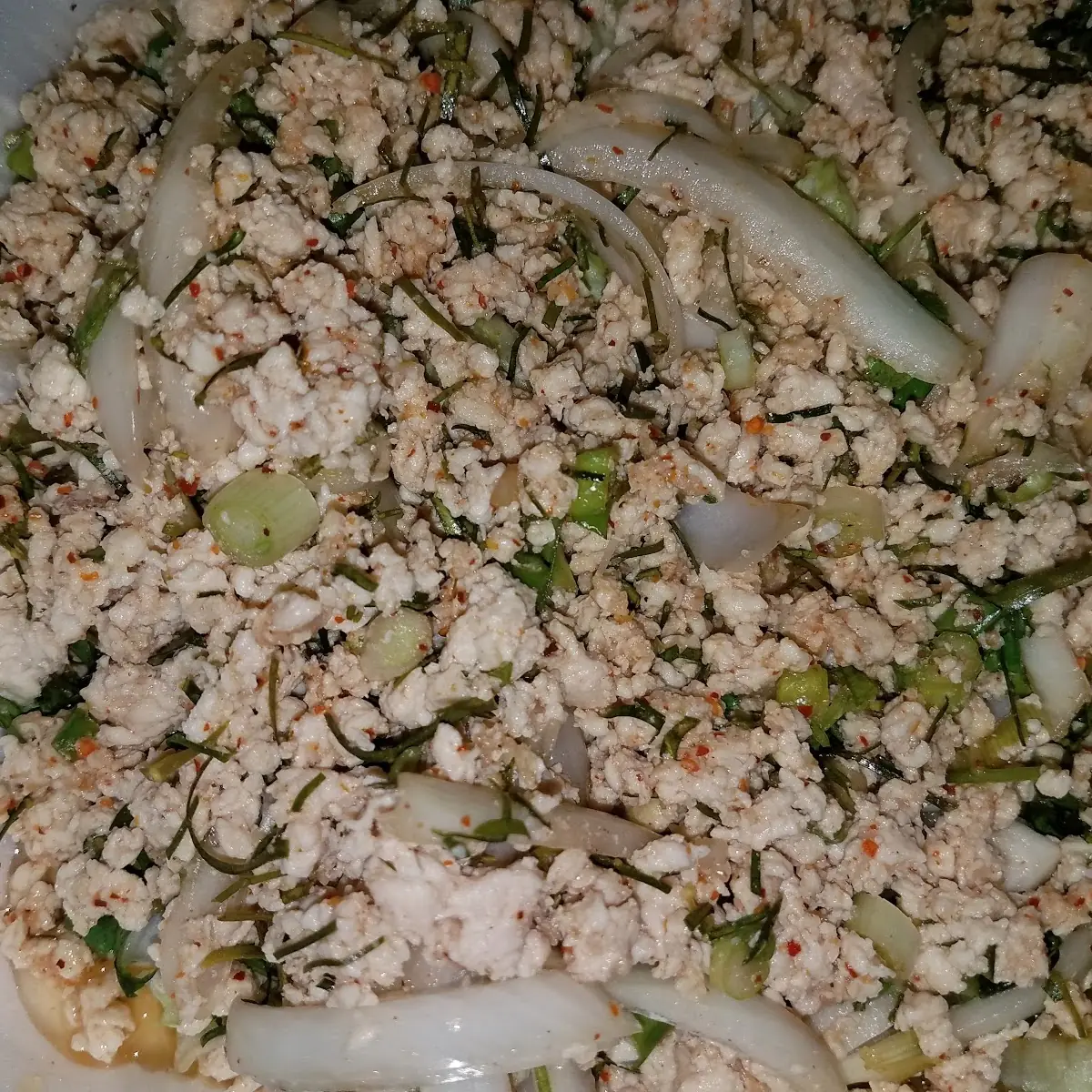 Laab Ground Chicken Salad