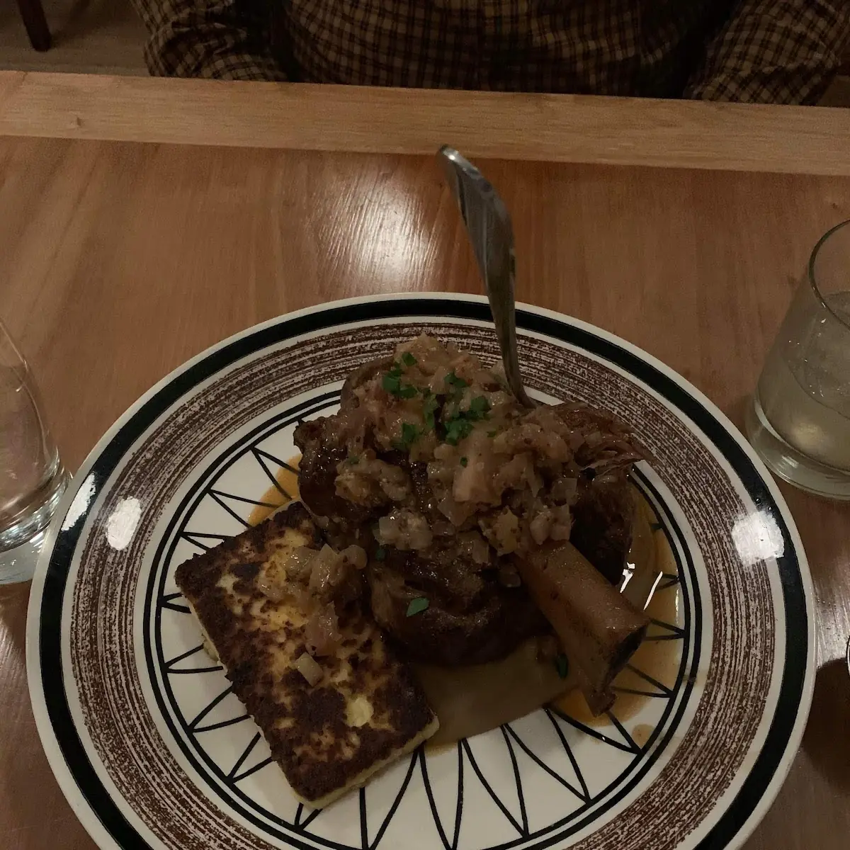 Pork Shank and Polenta