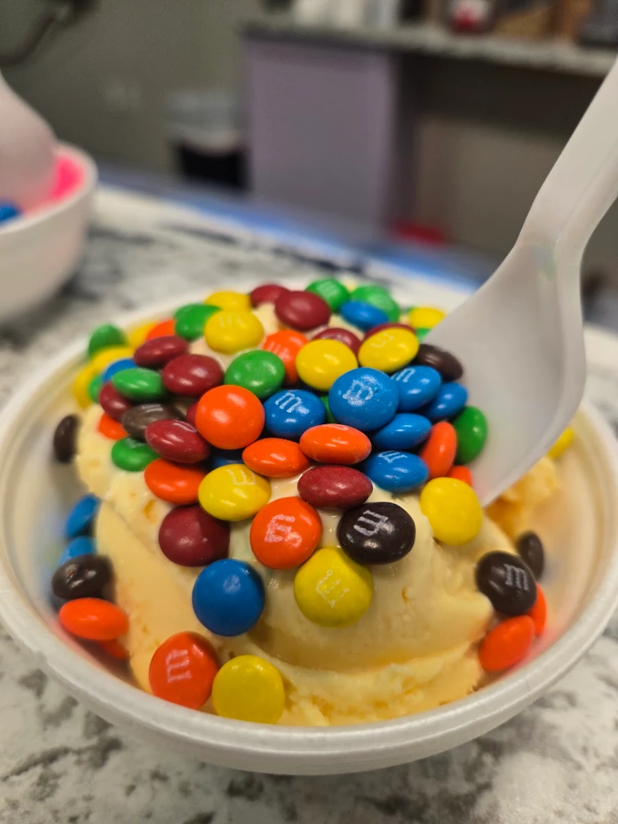 Vanilla Ice Cream with Sprinkles