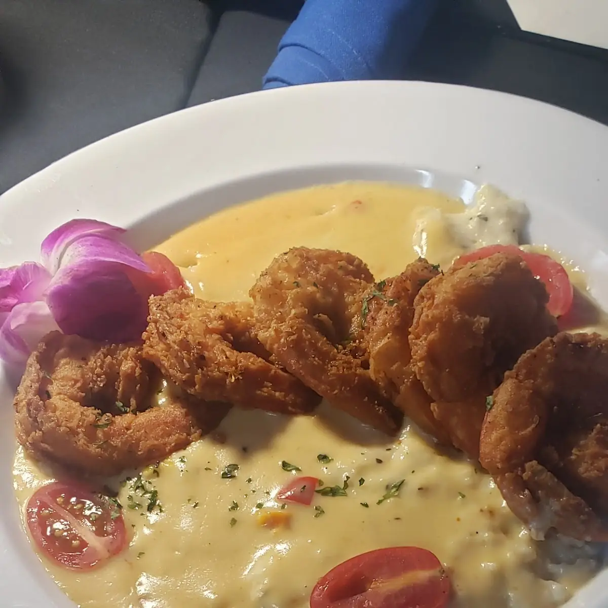 Fried Shrimp and Grits