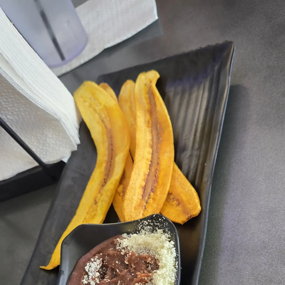 Plantains and Black Beans