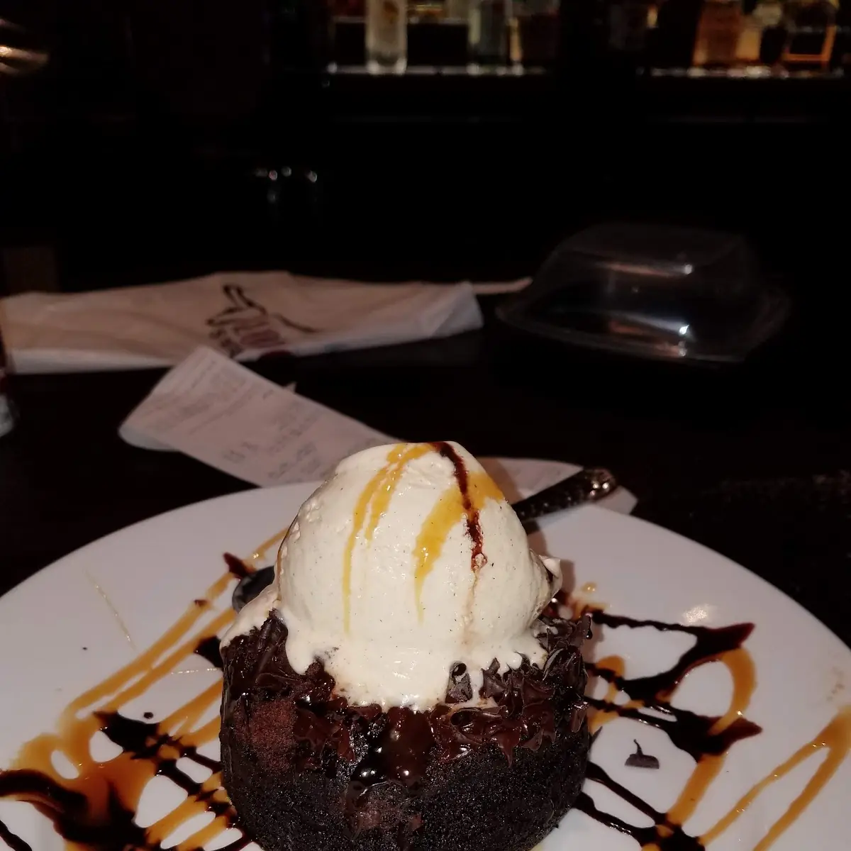 Chocolate Lava Cake with Ice Cream