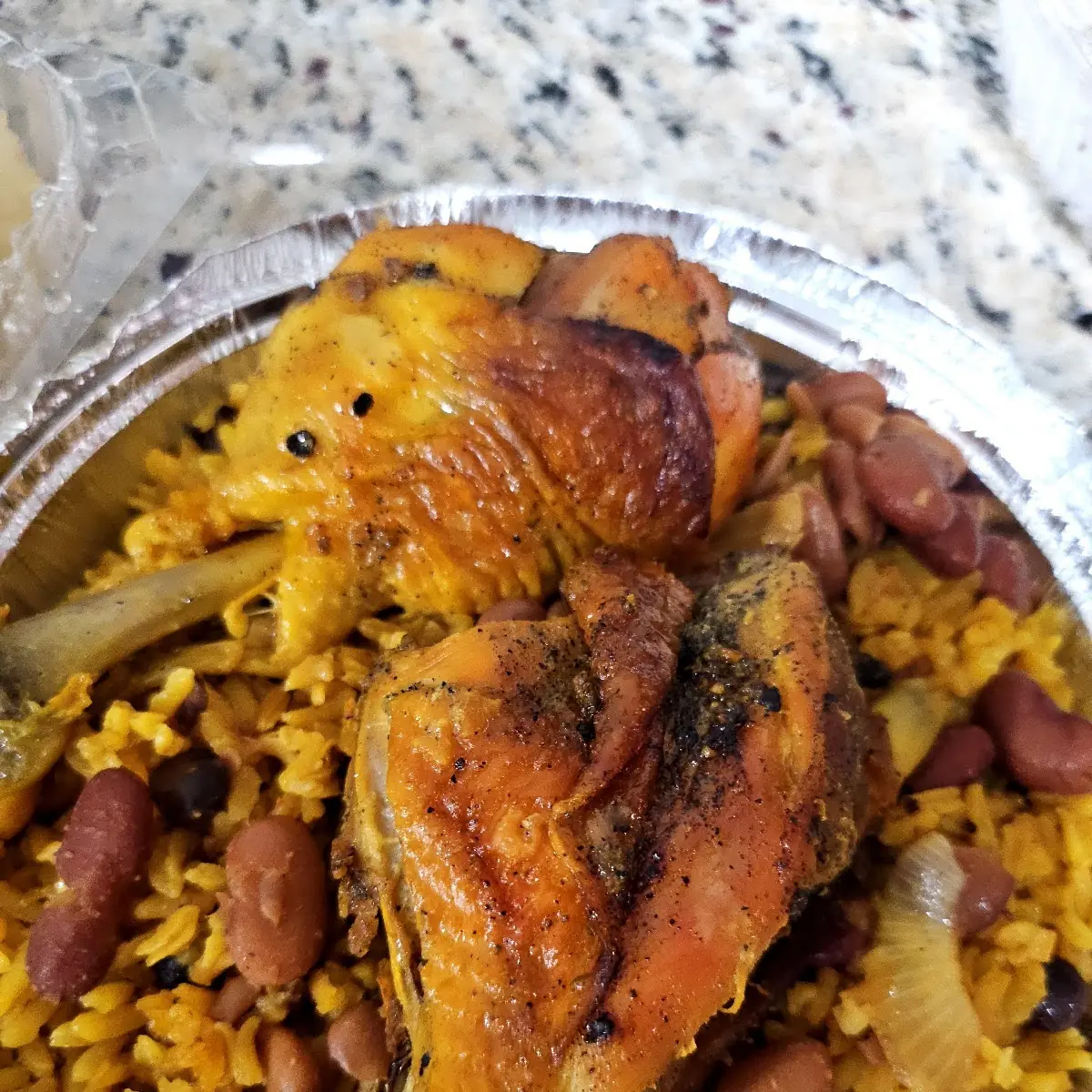 Baked Chicken Rice and Beans