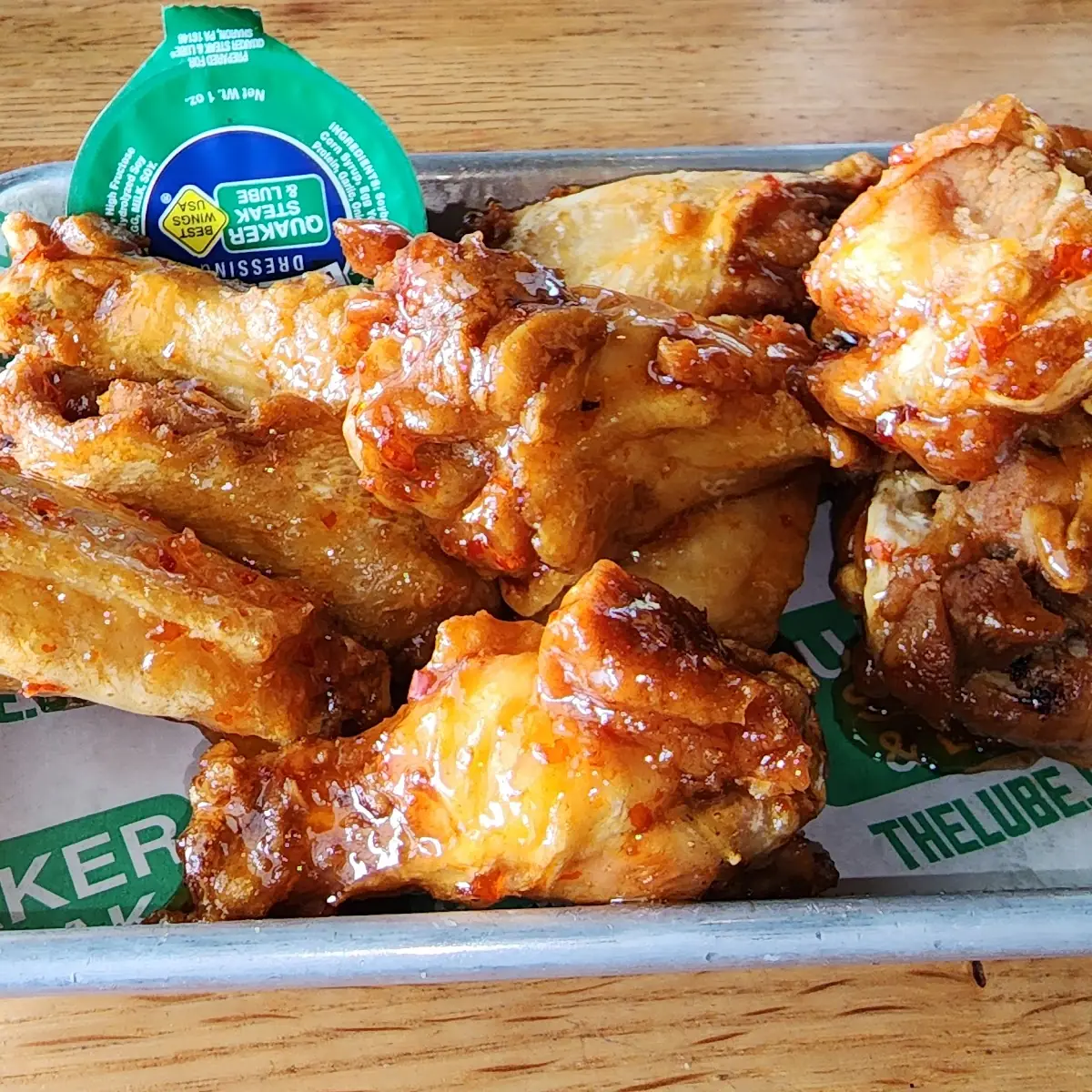 Chicken Wings with Fries